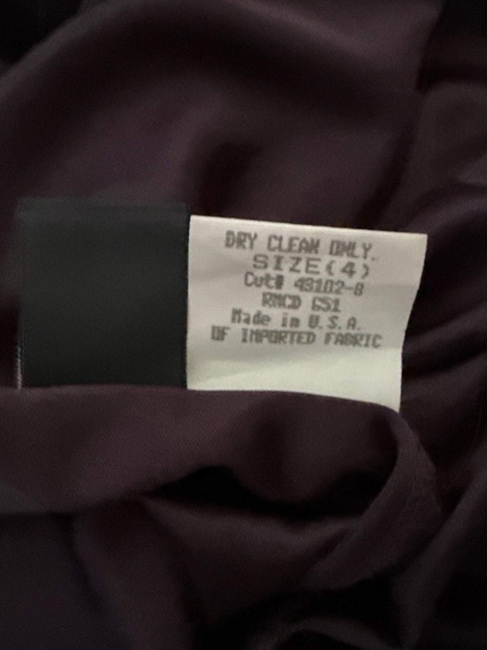 Laundry By Shelli Segal Purple/Black Beaded Spaghetti-Strap Maxi Dress Open Back - Picture 5 of 5